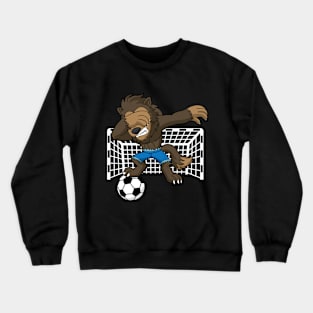 Dabbing Werewolf Soccer Halloween Crewneck Sweatshirt